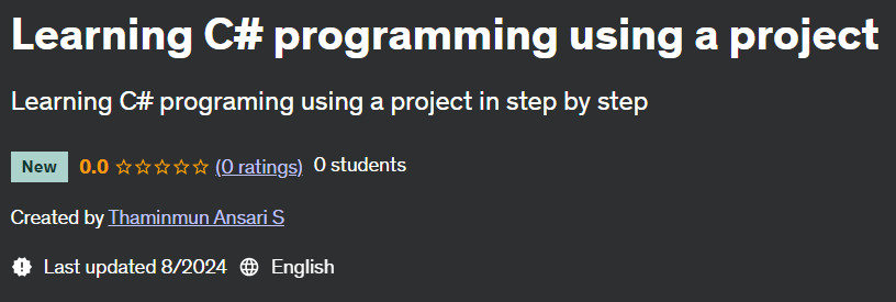 Pictures · Udemy — Learning C# programming using a project 2024-7
