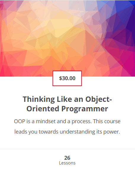 Pictures · bobtabor — Thinking Like an Object-Oriented Programmer 2020-12