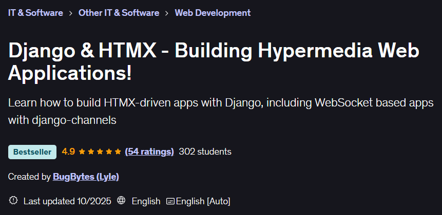 الصور · Django & HTMX – بناء تطبيقات الويب Hypermedia! 2025-10