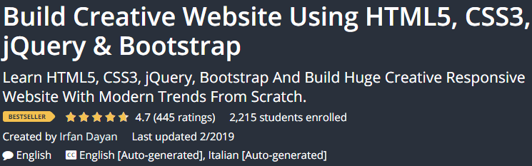 Pictures · Build Creative Website Using HTML5، CSS3، jQuery & Bootstrap 2019-2