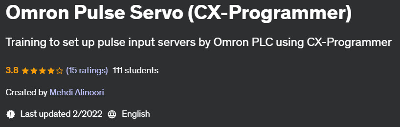 Pictures · Udemy — Omron Pulse Servo (CX-Programmer) 2022-1