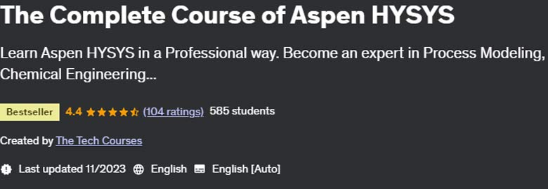图片 · Aspen HYSYS的完整课程 2023-7