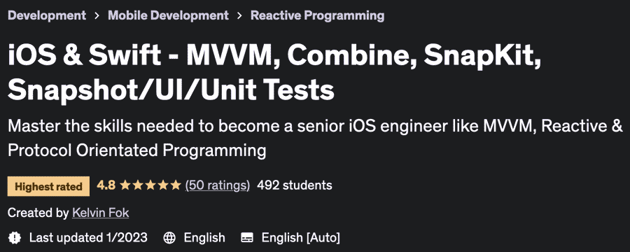 Imágenes · iOS & Swift – MVVM, Combine, SnapKit, Snapshot/UI/Unit pruebas 2023-1
