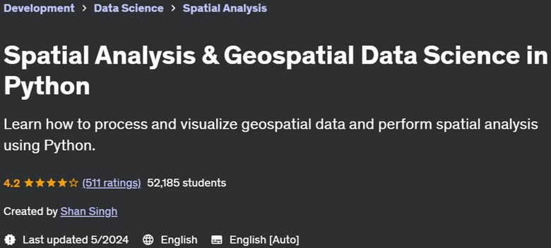 Pictures · Udemy — Spatial Analysis & Geospatial Data Science in Python 2021-2