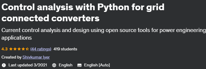 Pictures · Udemy — Control analysis with Python for grid connected converters 2021-3