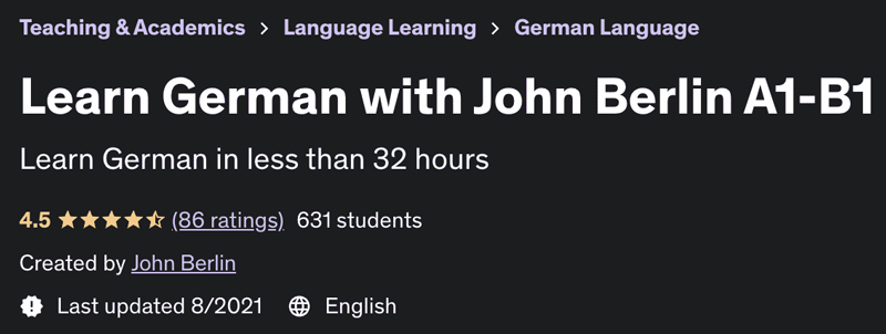 Pictures · Udemy — Learn German with John Berlin A1-B1 2021-8