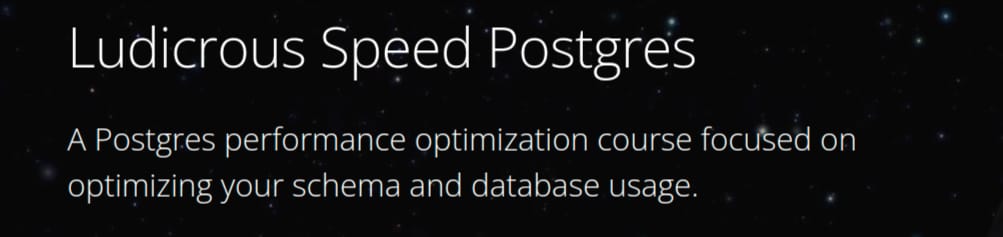 Pictures · Scaling Postgres — Ludicrous Speed Postgres 2025-8