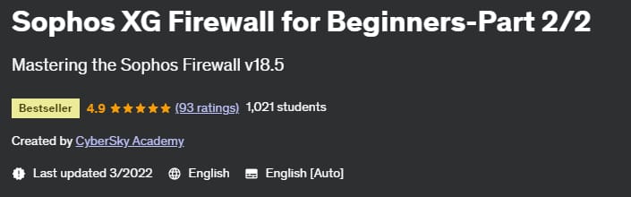 Pictures · Udemy — Sophos XG Firewall for Beginners-Part 2/2 2022-3