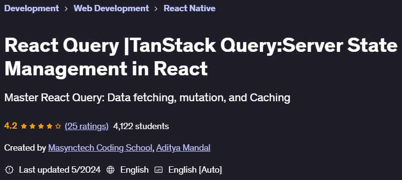 Pictures · React Query |TanStack Query:Server State Management in React 2023-12