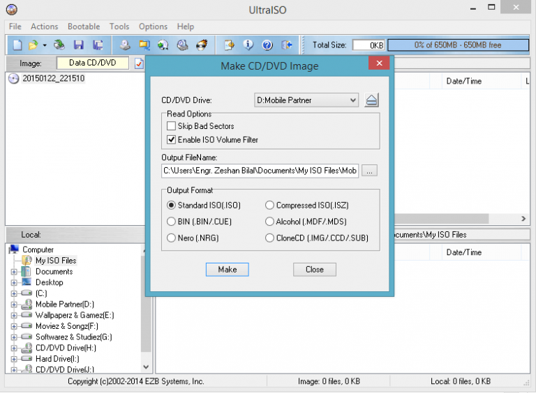 Pictures · UltraISO Premium Edition 9.7.6.3860