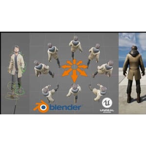 Complete game animators pipeline from Blender to engine 2023-10