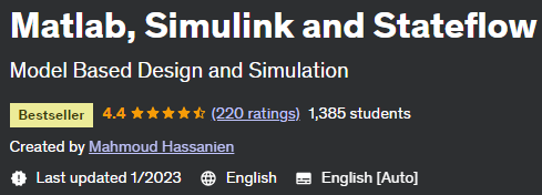 Pictures · Udemy — Matlab, Simulink and Stateflow 2023-1