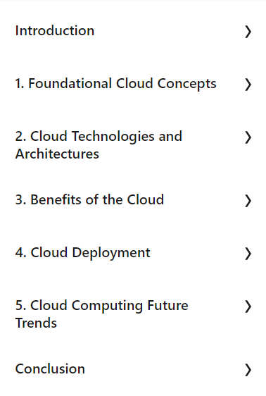 Course topics · LinkedIn — Cloud Computing Terms Every Beginner Should Know 2024-7