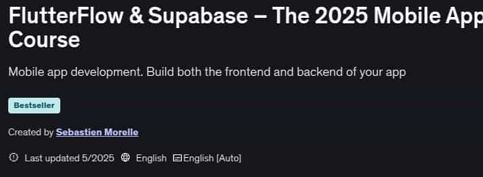 Pictures · FlutterFlow & Supabase – The 2025 Mobile App Course 2025-5