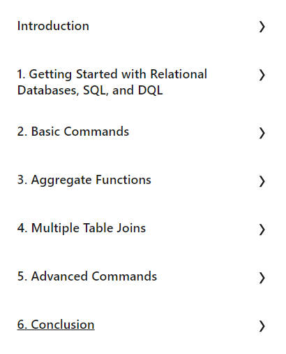 Course topics · SQL for Non-Programmers 2024-1