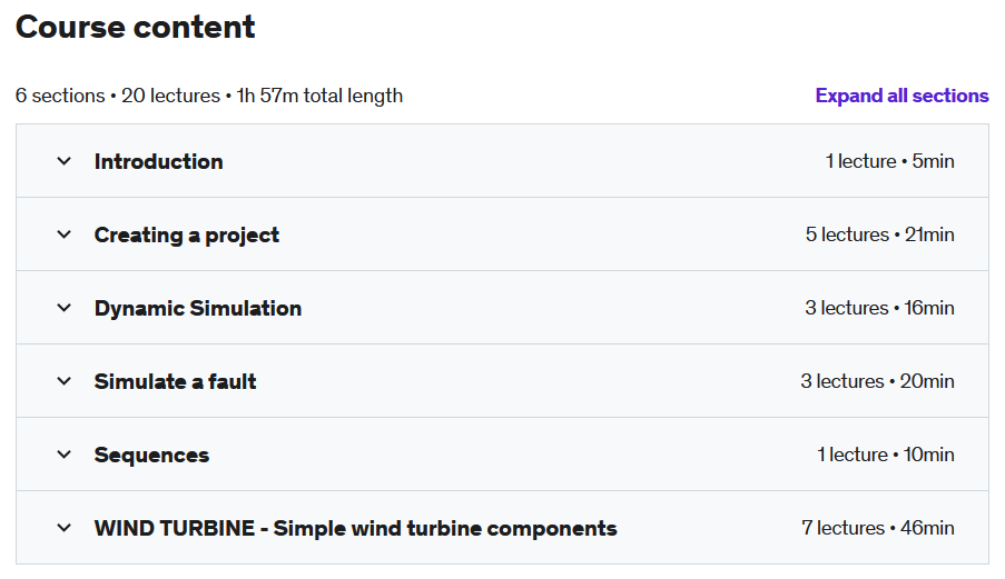 Course topics · PSCAD & Renewable Energy 2022-10