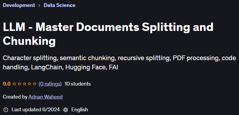 Pictures · Udemy — LLM – Master Documents Splitting and Chunking 2024-6
