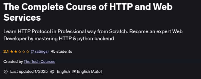 Pictures · Udemy — The Complete Course of HTTP and Web Services 2025-1