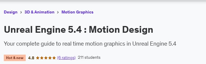 Pictures · Udemy — Unreal Engine 5.4 : Motion Design 2024-4