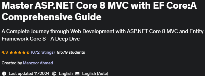 Pictures · Udemy — Master ASP.NET Core 8 MVC with EF Core:A Comprehensive Guide 2024-11