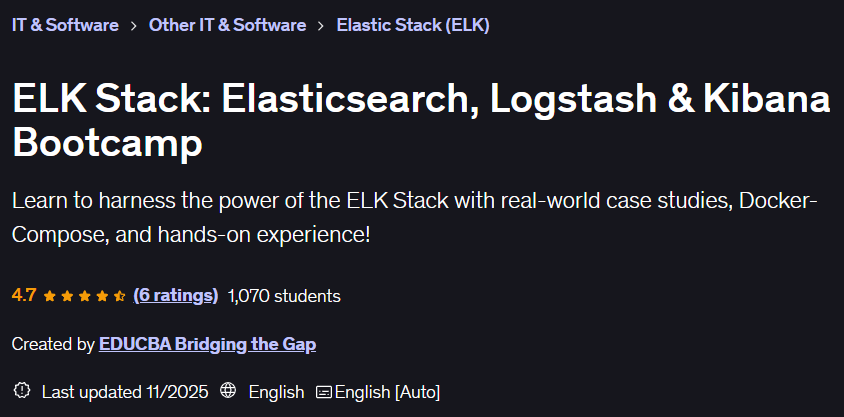 Bilder · ELK Stack: Elasticsearch, Logstash & Kibana Bootcamp 2025-1