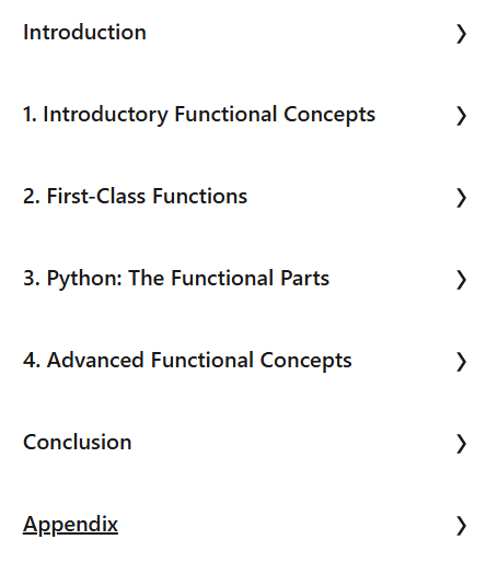 Course topics · LinkedIn — Functional Programming with Python 2024-12