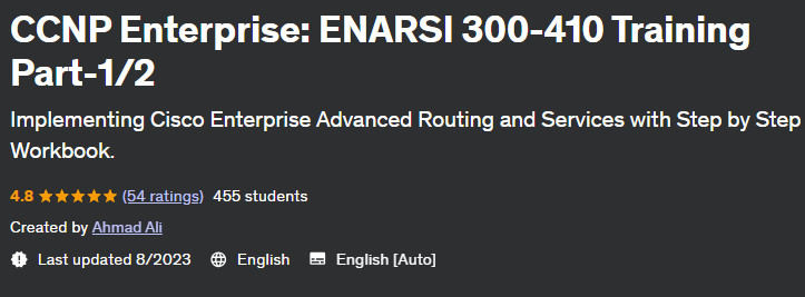Pictures · Udemy — CCNP Enterprise: ENARSI 300-410 Training Part-1/2 2023-8