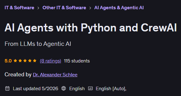 चित्र · AI एजेंटों के साथ Python और चालक दल 2026-5