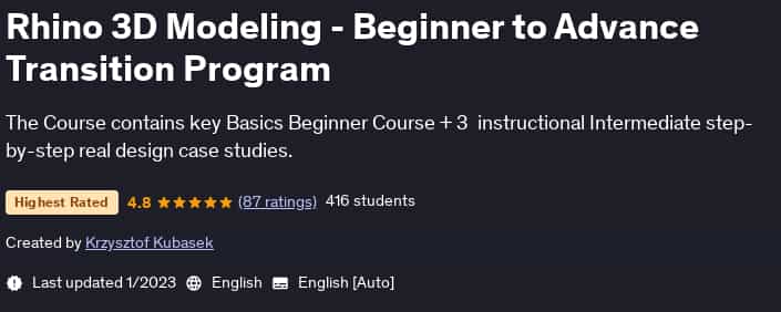 Pictures · Udemy — Rhino 3D Modeling – Beginner to Advance Transition Program 2023-1