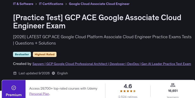 图片 · [实践测试] GCP ACE Google Associate 云工程师考试 2026-9