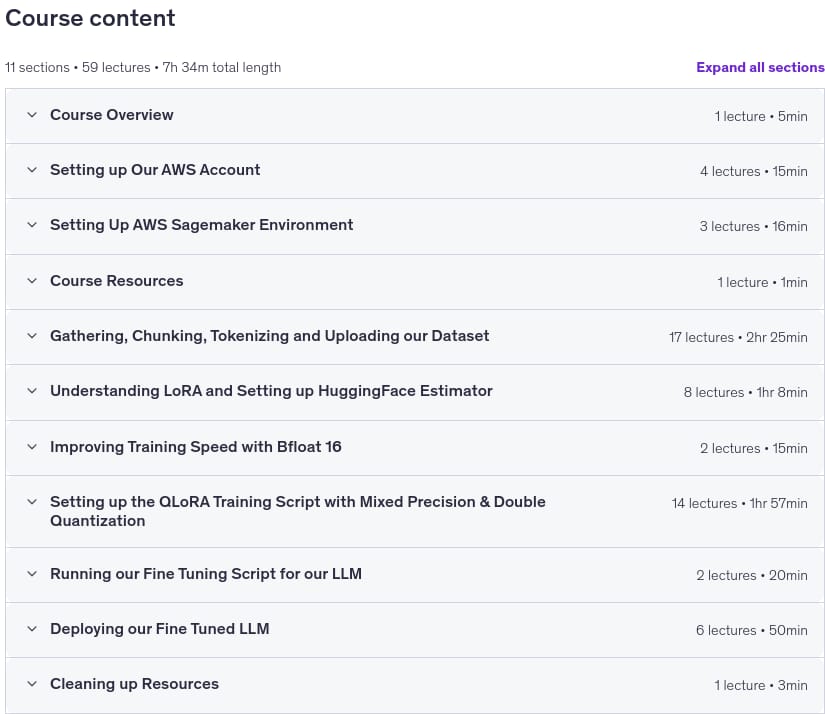 강좌 주제 · Sagemaker + Streamlit에서 QLoRA와 함께 Fine-Tune & Deploy LLM 2025-7