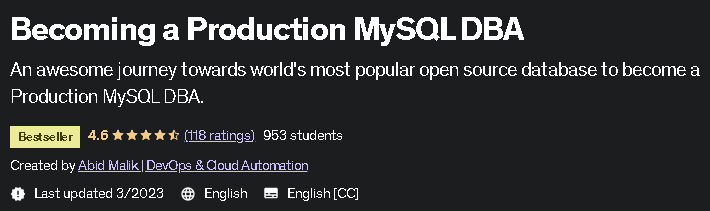 Pictures · Becoming a Production MySQL DBA 2022-12