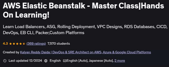 Pictures · AWS Elastic Beanstalk – Master Class|Hands On Learning! 2024-12