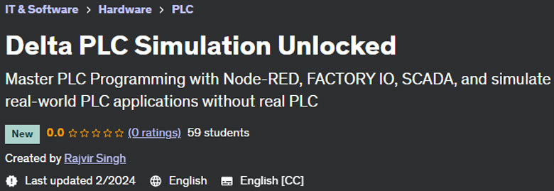 Pictures · Udemy — Delta PLC Simulation Unlocked 2024-2
