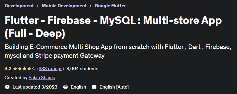 Pictures · Flutter – Firebase – SQLite : Multi-store App (Full – Deep) 2023-3