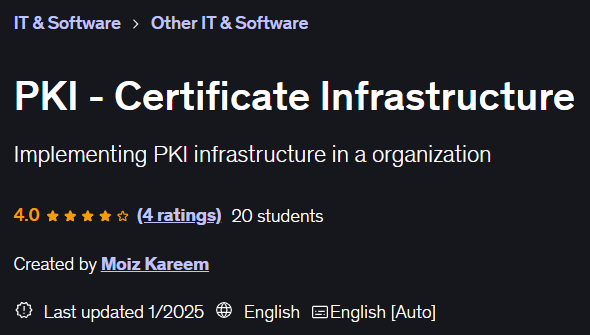 Pictures · Udemy — PKI – Certificate Infrastructure 2025-1
