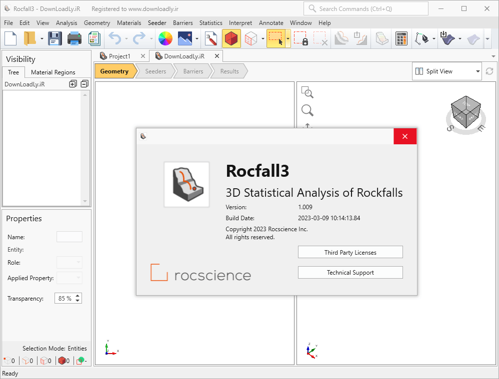 Pictures · Rocscience RocFall3 v1.0 x64