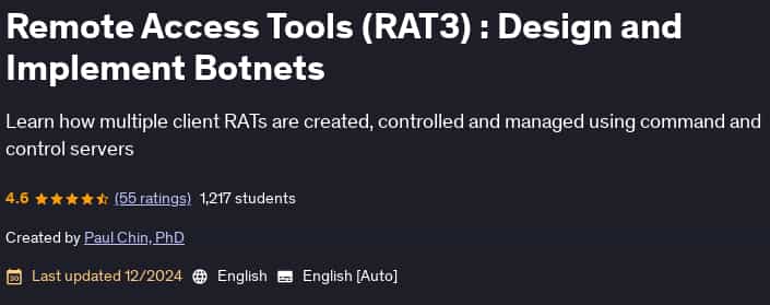 Pictures · Udemy — Remote Access Tools (RAT3) : Design and Implement Botnets 2024-12