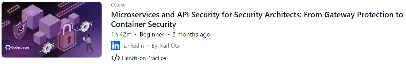 Imágenes · Microservices y API Seguridad para los arquitectos de seguridad: desde la protección de las puertas a la seguridad de los contenedores 2025-10