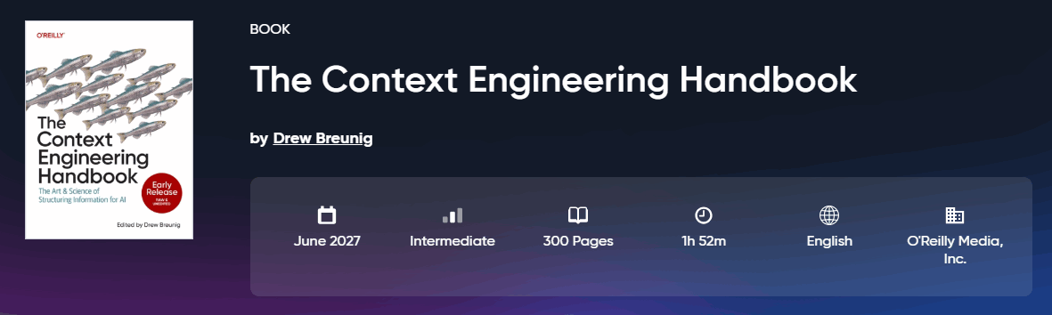 Pictures · Oreilly — The Context Engineering Handbook 2027