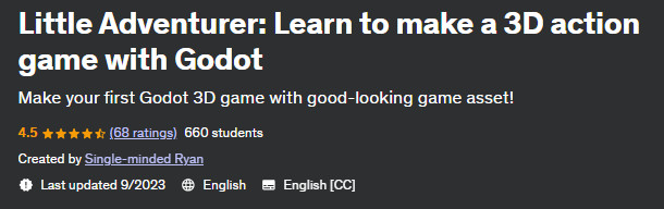 Pictures · Udemy — Little Adventurer: Learn to make a 3D action game with Godot 2023-9