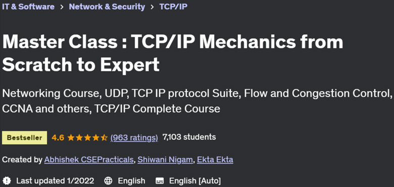 Pictures · Udemy — Master Class : TCP/IP Mechanics from Scratch to Expert 2021-6