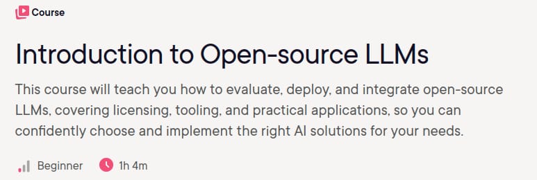 Pictures · Pluralsight — Introduction to Open-source LLMs 2025-10