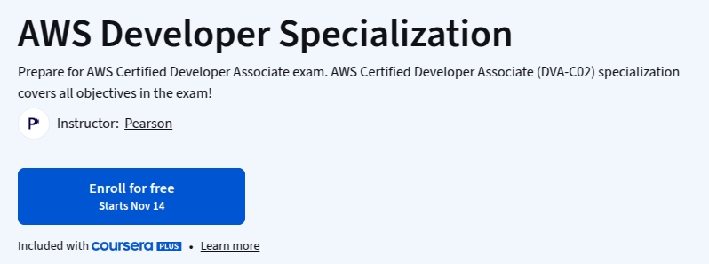 الصور · AWS تطوير التخصص 2025-11