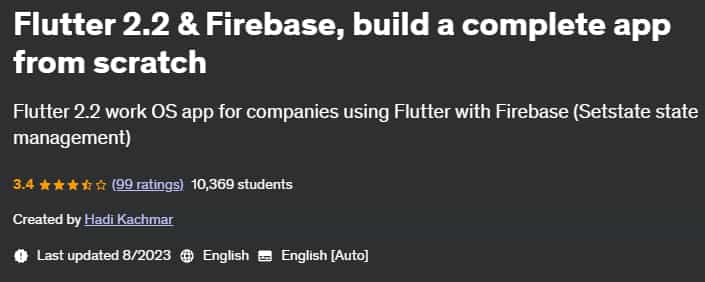 Pictures · Udemy — Flutter 2.2 & Firebase, build a complete app from scratch 2021-8