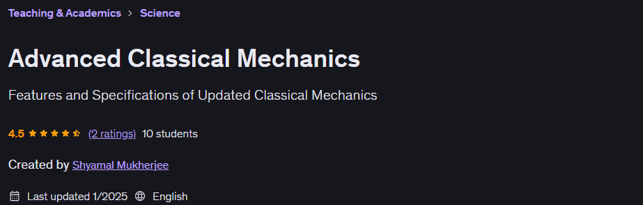 Pictures · Advanced Classical Mechanics 2025-1