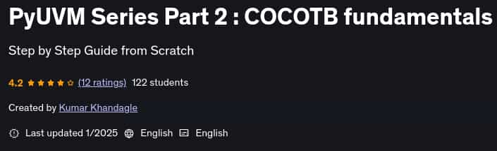 Pictures · Udemy — PyUVM Series Part 2 : COCOTB fundamentals 2024-7