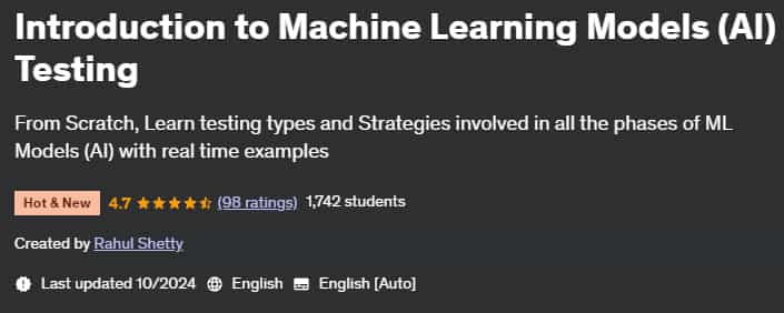 Pictures · Udemy — Introduction to Machine Learning Models (AI) Testing 2024-10