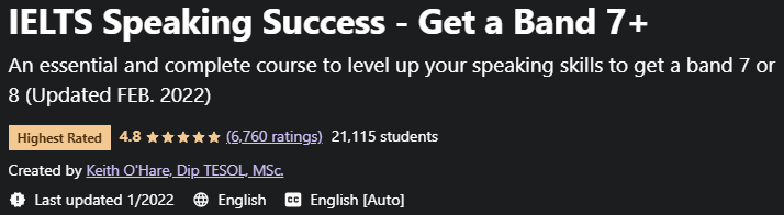 Pictures · Udemy — IELTS Speaking Success – Get a Band 7+ 2022-1