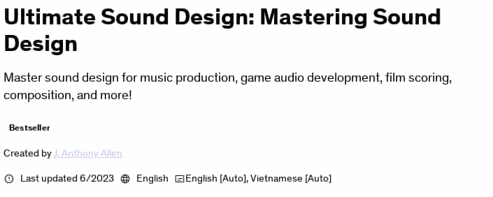 Pictures · Udemy — Ultimate Sound Design: Mastering Sound Design 2023-6